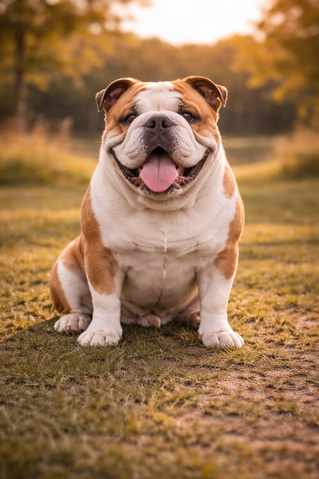 Foto van een Engelse Bulldog
